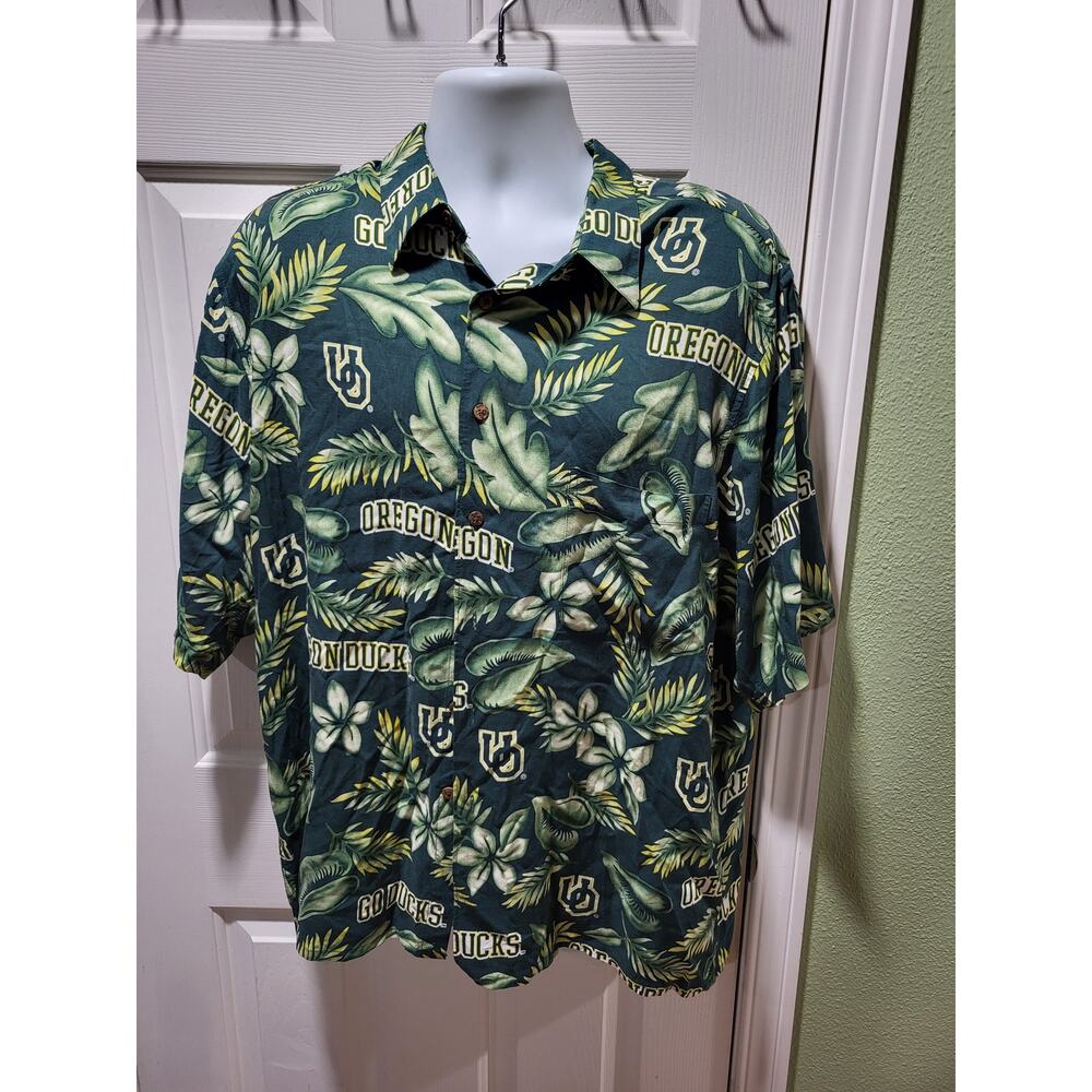Oregon Ducks Reyn Hawaiian button-up shirt